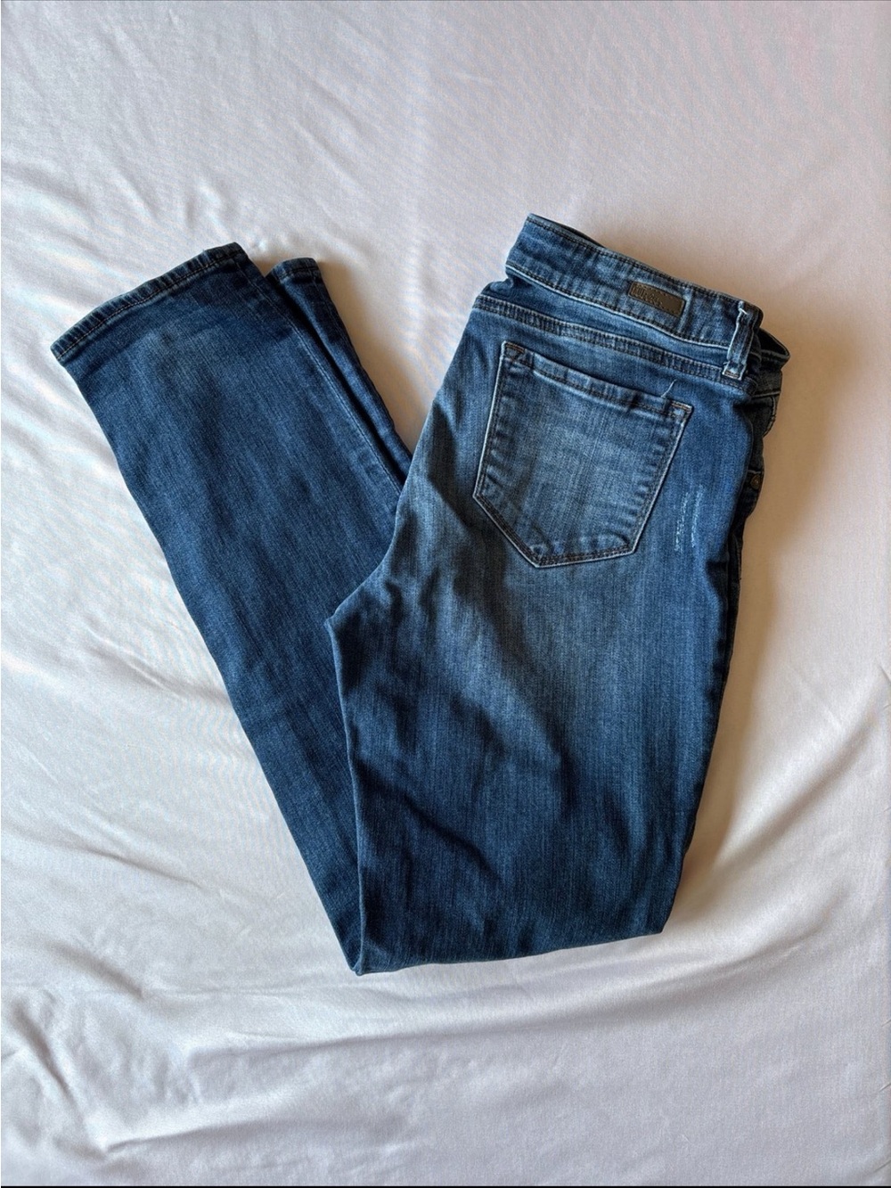 Kut from the Kloth Dark Blue Relaxed Boyfriend Jeans